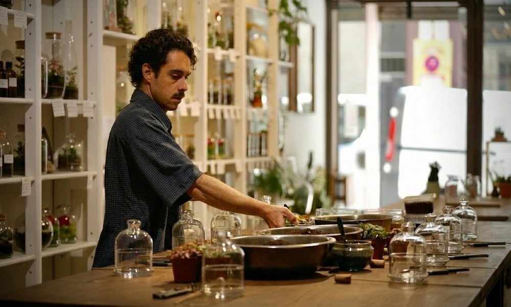 Taller para crear tu propio terrario o kokedama para 1, 2 o 4 personas