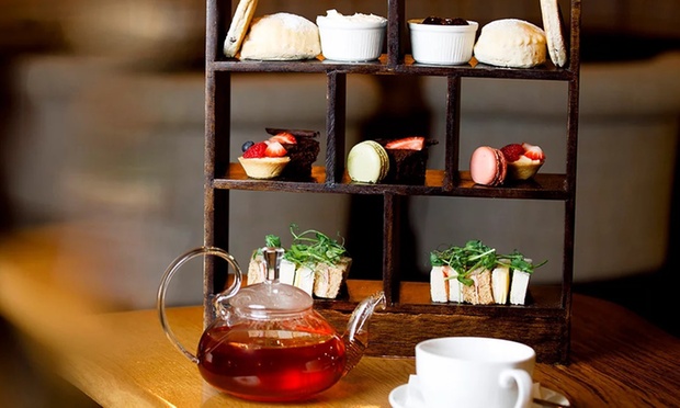 Hotel festive tea banner