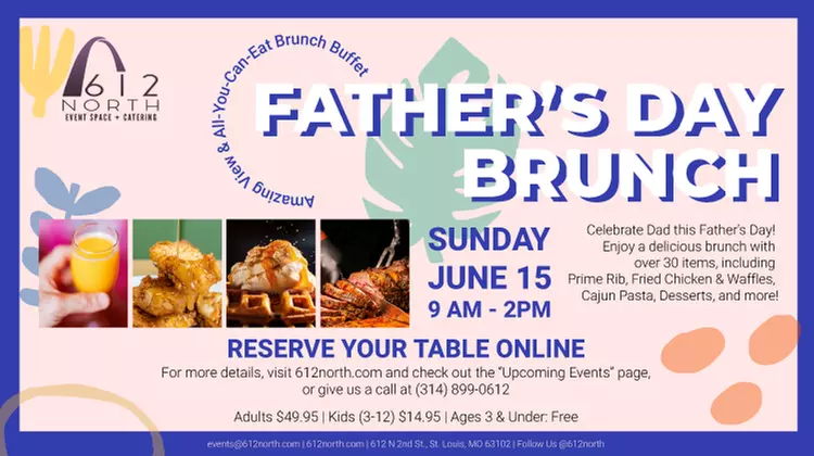 One Adult/Child Ticket to Father's Day Brunch or  Unlimited Mimosa 