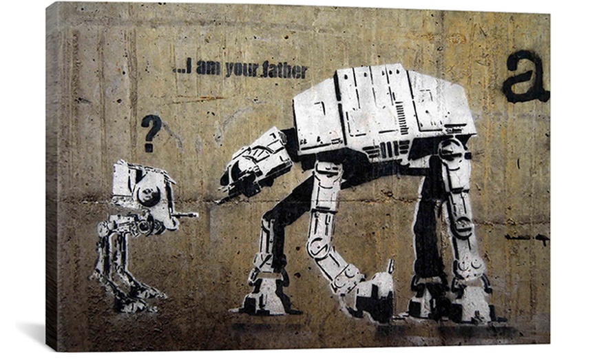 Image 42: Banksy Canvas Print
