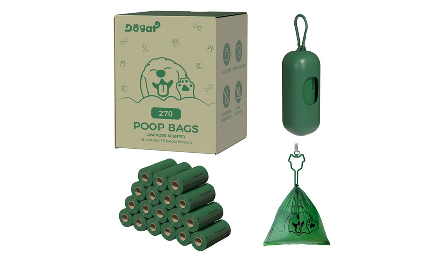 Image 1: 270+ Large Dog Waste Bags