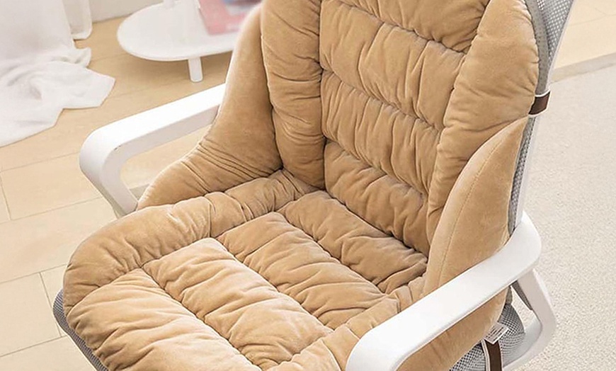 Image 12: Winter Warm Seat Cushion Backrest
