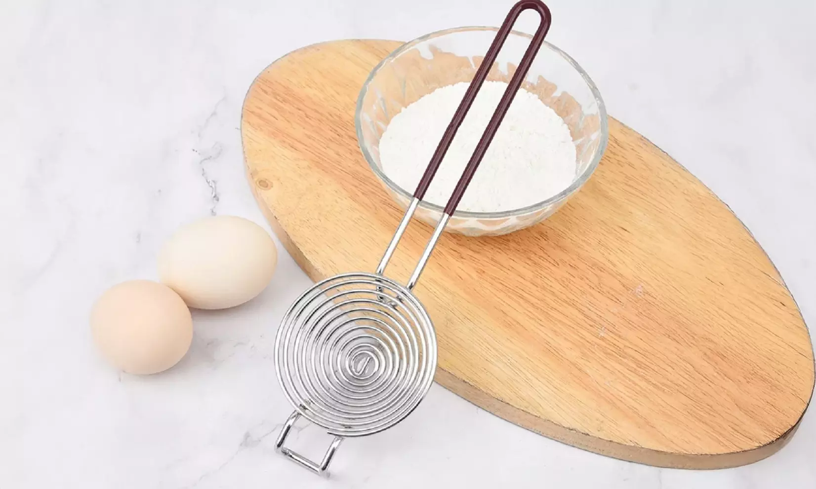Egg Separator Stainless Steel Yolk White Separator Egg Yolk White Sifting Filter