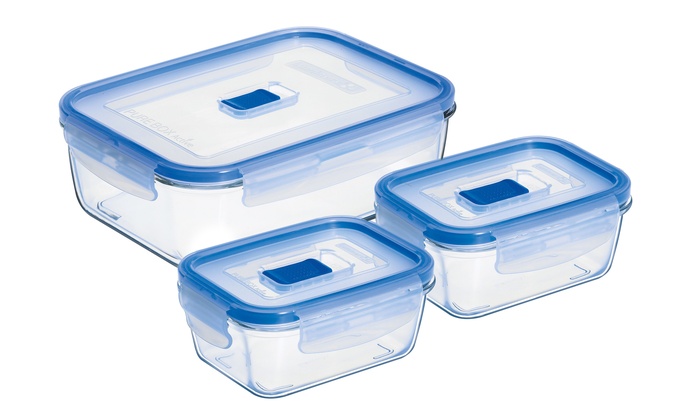 6-Piece Glass Food-Storage Set | Groupon Goods