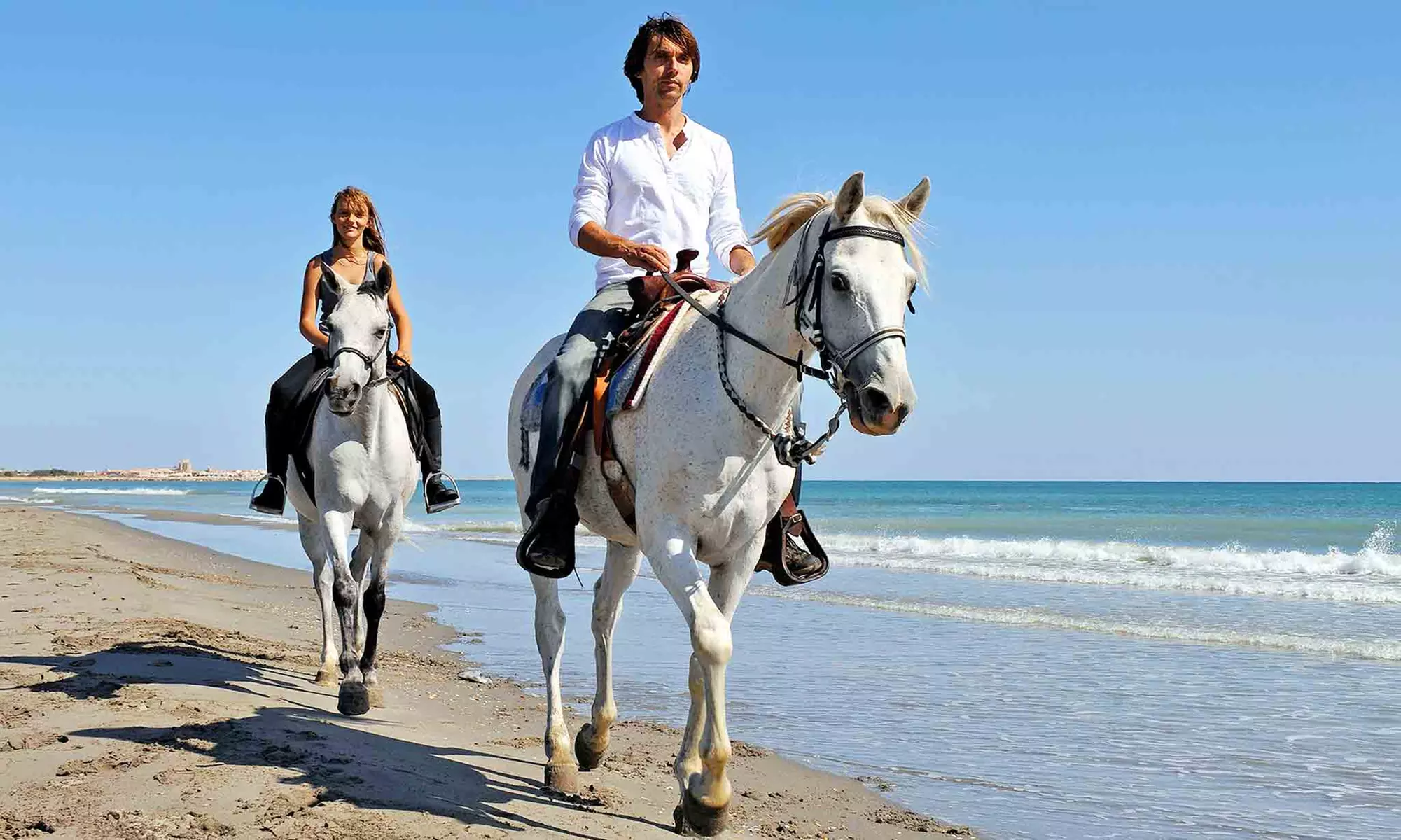 $78 for a  Beach Horseback Ride for Two from Virginia Beach Horseback ($130 Value) - Primary Image