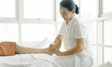60 Minutes: 1 HOUR COMBO Asian Body Massage with Foot reflexology and hot rocks and sea salt - 1 Foot Reflexology Spa