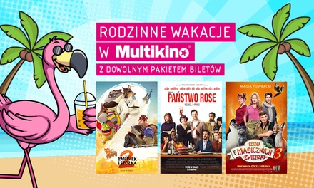 1 bilet do Multikina (miejsca SuperPromo lub Lux SuperPromo)