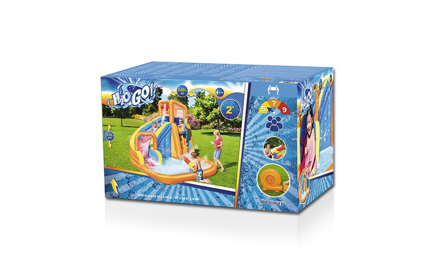 Image 9: Bestway H2OGO! Mega Water Park with Continuous Fan Turbo Splash