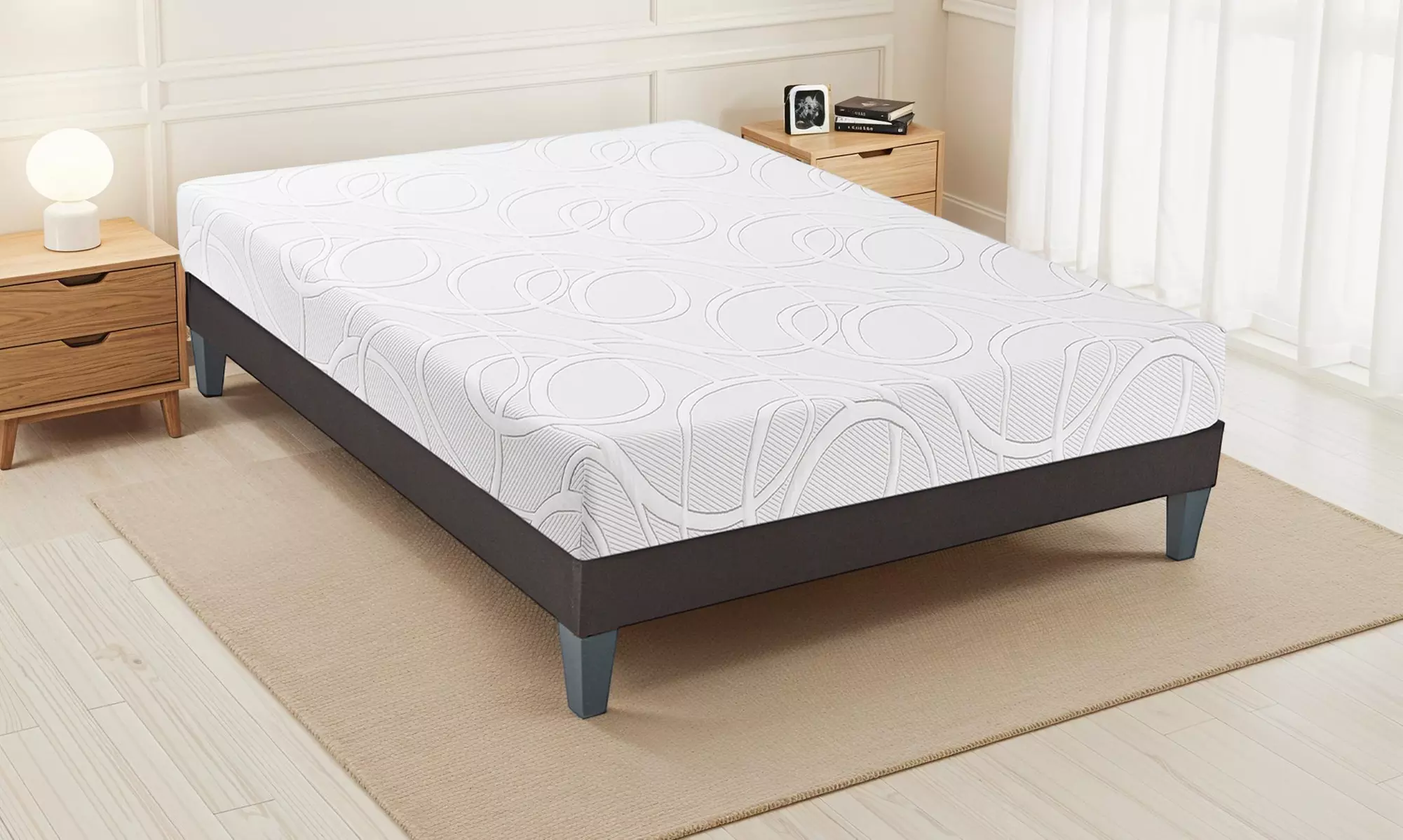 Matelas Suite Royale à mémoire de forme et gel rafraîchissant, déhoussable, fabrication française, Olympe - Primary Image