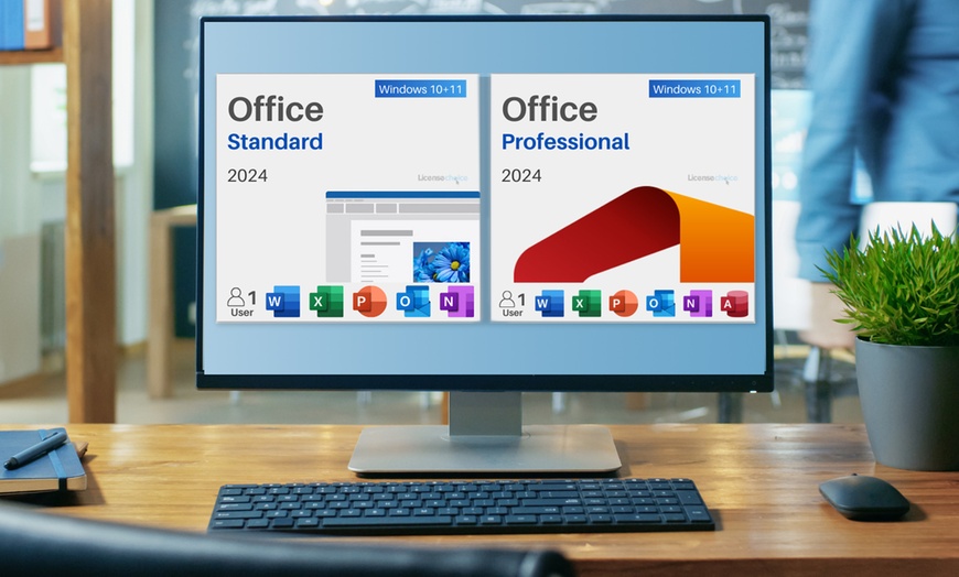 Image 1: Office 2024 Professional Plus or Office 2024 Standard (Up to 91% Off)