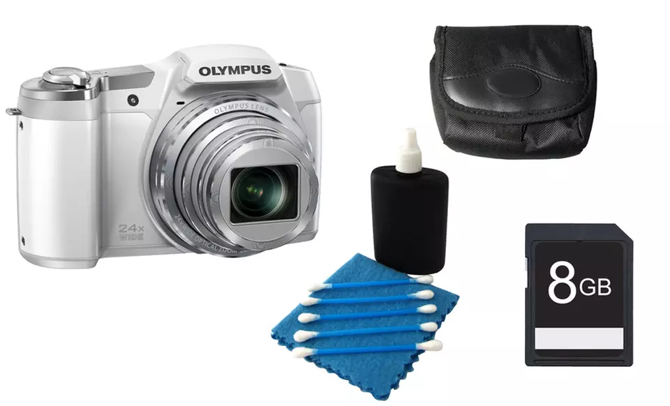 Olympus Stylus SZ-16 iHS 16MP Digital Camera with Optional Accessory Kit from $149.99–$179.99. - Second Medium