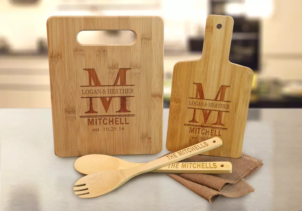 Customized Bamboo Kitchen Wares from Monogram Online (Up to 75% Off) - Second Medium