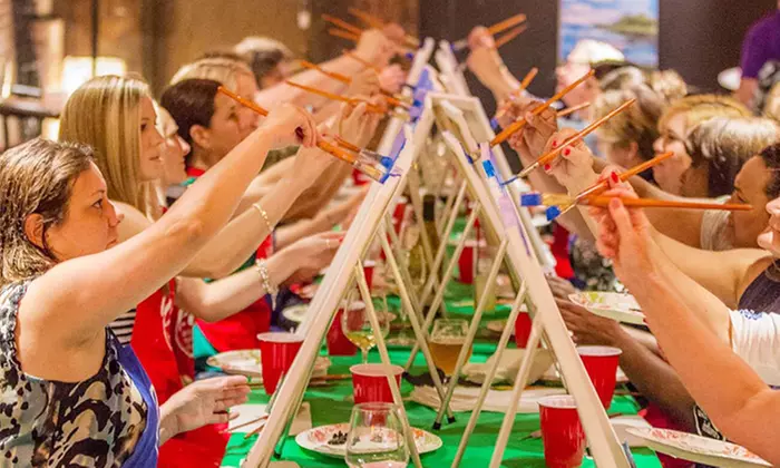 Paint-and-Sip Event for One or Two at Painting Under the Influence (Up to 62% Off)  - Primary Image