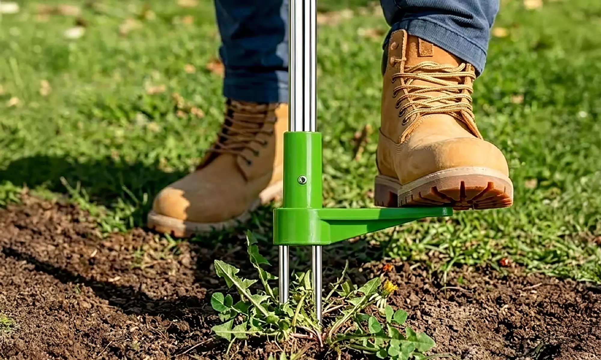 Extractor manual de malas hierbas