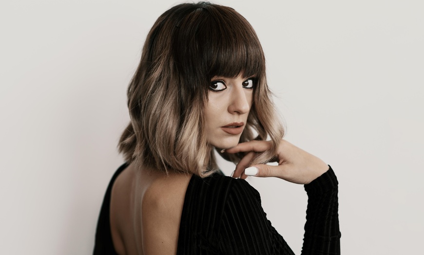 Image 1: Up to 40% Off Root Retouch, All-Over Color, or Anti-Frizz Blowout