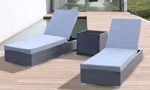 Three Piece Sunlounge Set