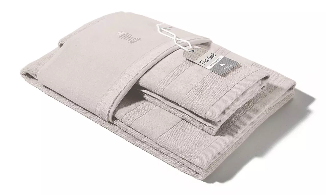 Set di asciugamani da bagno in spugna Joy