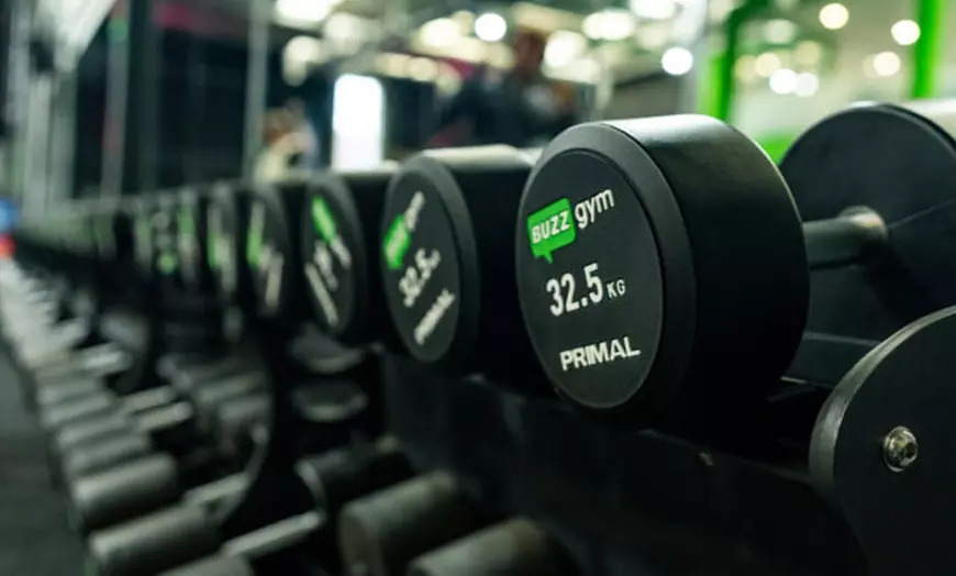 Image 1: Unlock Premium Fitness: Buzz Gym Multi-Site Membership! 