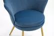 Fluwelen schelpfauteuil in kleur naar keuze, inclusief verzending - Image 3