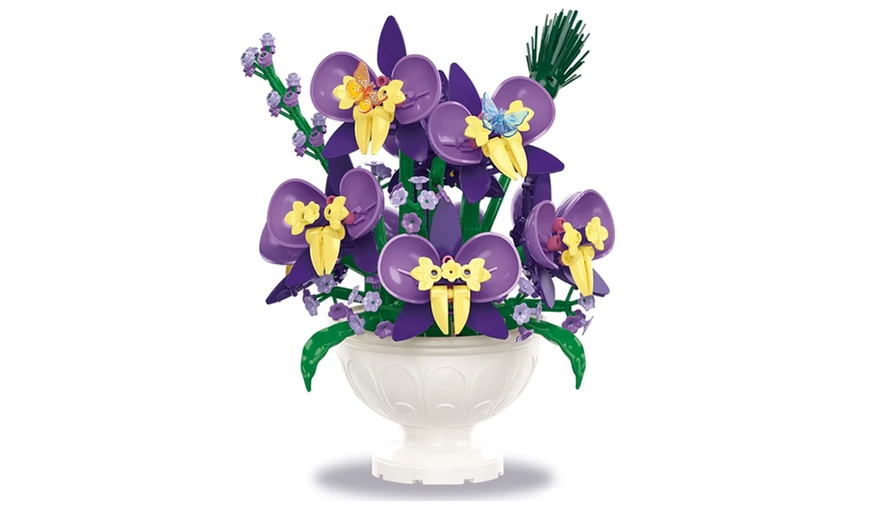 Image 4: DIY Flower Bouquet Building Set