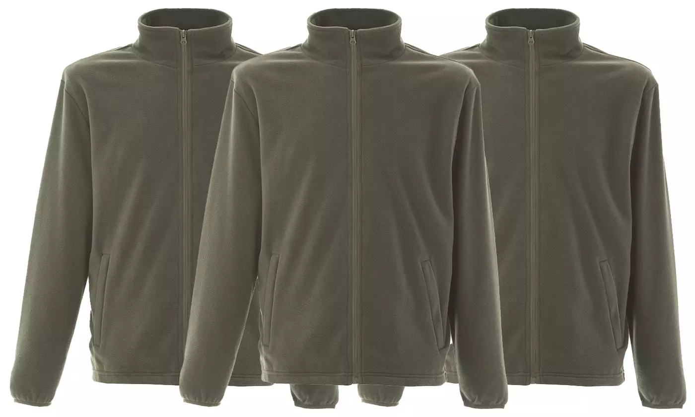 3 felpe da uomo in pile CLRS