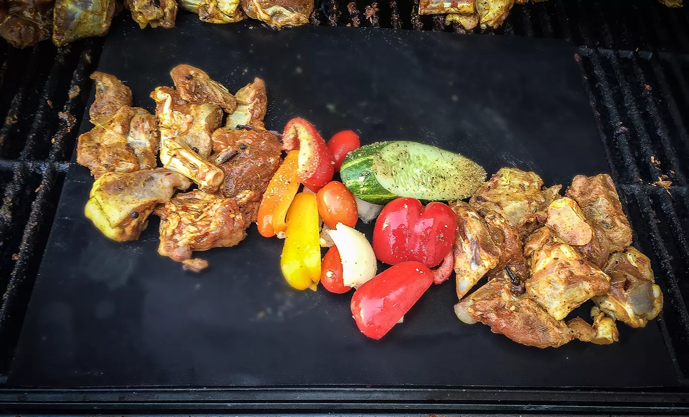 2-Pack of Nonstick BBQ Grill Mats - Primary Image