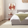 Image 7: DS Living Marcelli Upholstered Bed in Grey 