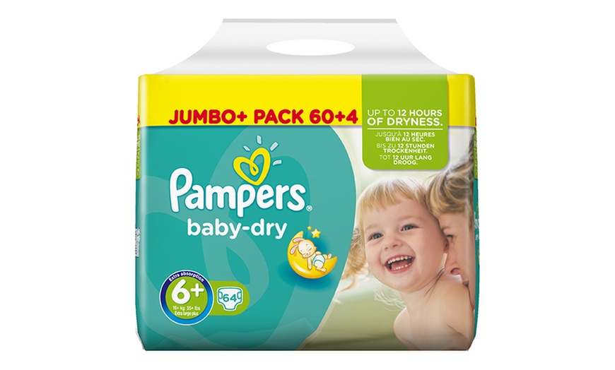 Image 2: Pampers Baby Dry Jumbo Two-Packs