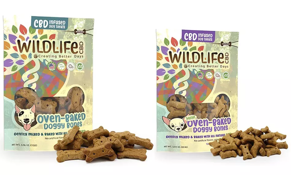 Creating Better Days Wildlife CBD-Infused Dog Bone Treats (150mg) - Primary Image