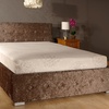 Image 5: Crushed Velvet Ottoman Bedframe with Optional Mattress