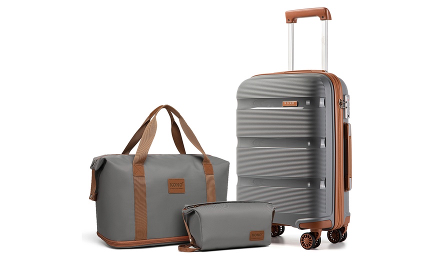 Image 5: Gift For Families: KONO 20 Inch PP Suitcase Hand Luggage 