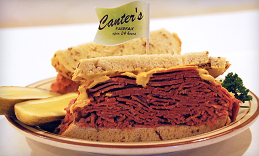 Image 18: Get $30 or $50 to Spend on Food and Drink at Canter's Deli