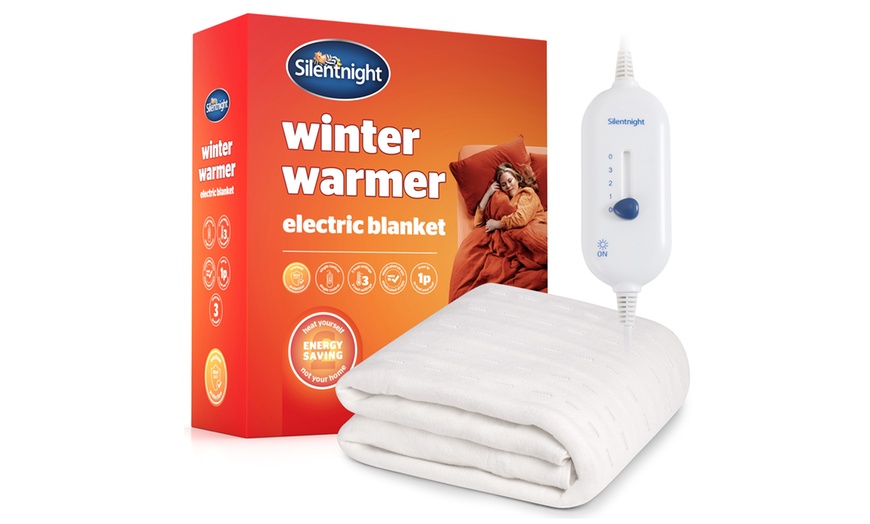 Image 1: Silentnight Winter Warmer Electric Blanket 