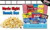 Movie Night Snack Box – Date Night Gift Box | Popcorn, Candy & Treats + Personalized Notecard