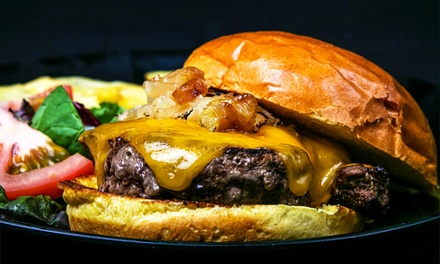 2 personas: 2 hamburguesas con patatas + 2 bebidas - Bocados Restobar