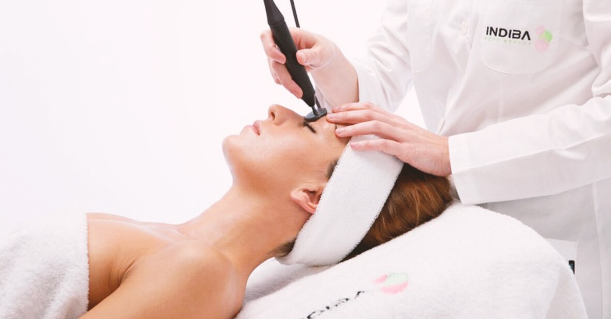 Sesión de radiofrecuencia facial Indiba en Bilbao