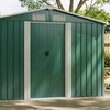 Image 18: Large Metal Garden Tool Storage Shed in 6 Styles
