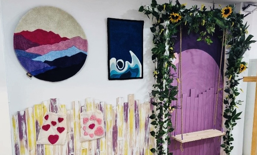 Image 19: Diseña tu propia alfombra: taller de tufting de 2,5 horas para 1