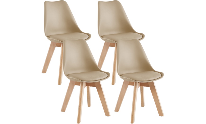 Image 14: Set di 4 sedie stile nordico