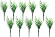 10 Bundles Artificial Eucalyptus Stems Plastic Simulation Leaves Stem Plants  - Second Medium