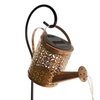 Image 5: Solar Watering Can Light - Warm White LED Rainfall Effect Garden Stake