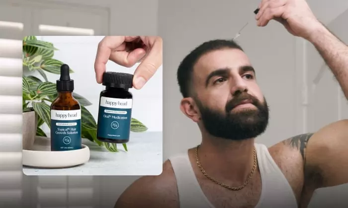 Receive A Free Dermatologist Consultation with Big Savings on Rx Hair Growth Solutions At Happy Head