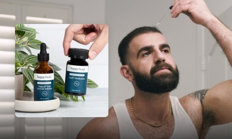 Big Savings on Customized Rx Hair Growth Solutions and Receive A Free Dermatologist Consultation at Happy Head