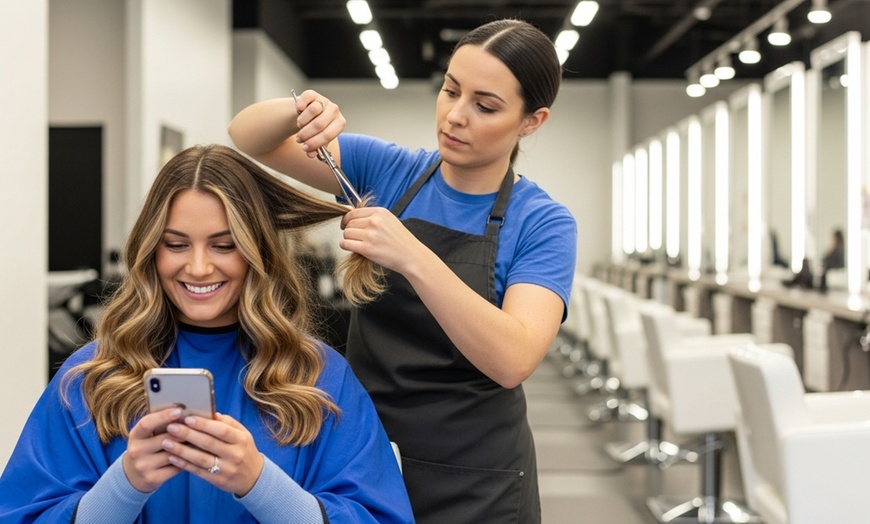 Image 1: Precision Cuts, Shampoo & Blow Dry, Balayage, or More 