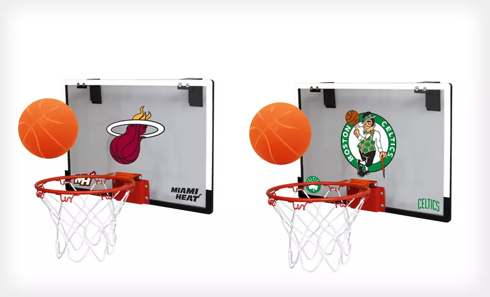 $29.99 for a Rawlings Door-Mounted NBA Hoop and Ball ($45.98 List Price). 14 Teams Available. Free Shipping and Returns. - Second Medium