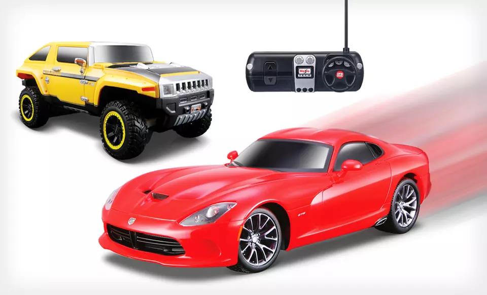 $14.99 for a Maisto Hummer Hx Concept or Dodge Viper 1:24-Scale Replica RC Car (Up to $24.99 List Price). Free Returns. - Primary Image