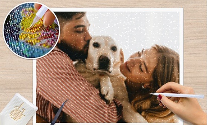Image 29: Personalisierbare Foto-Diamond-Painting
