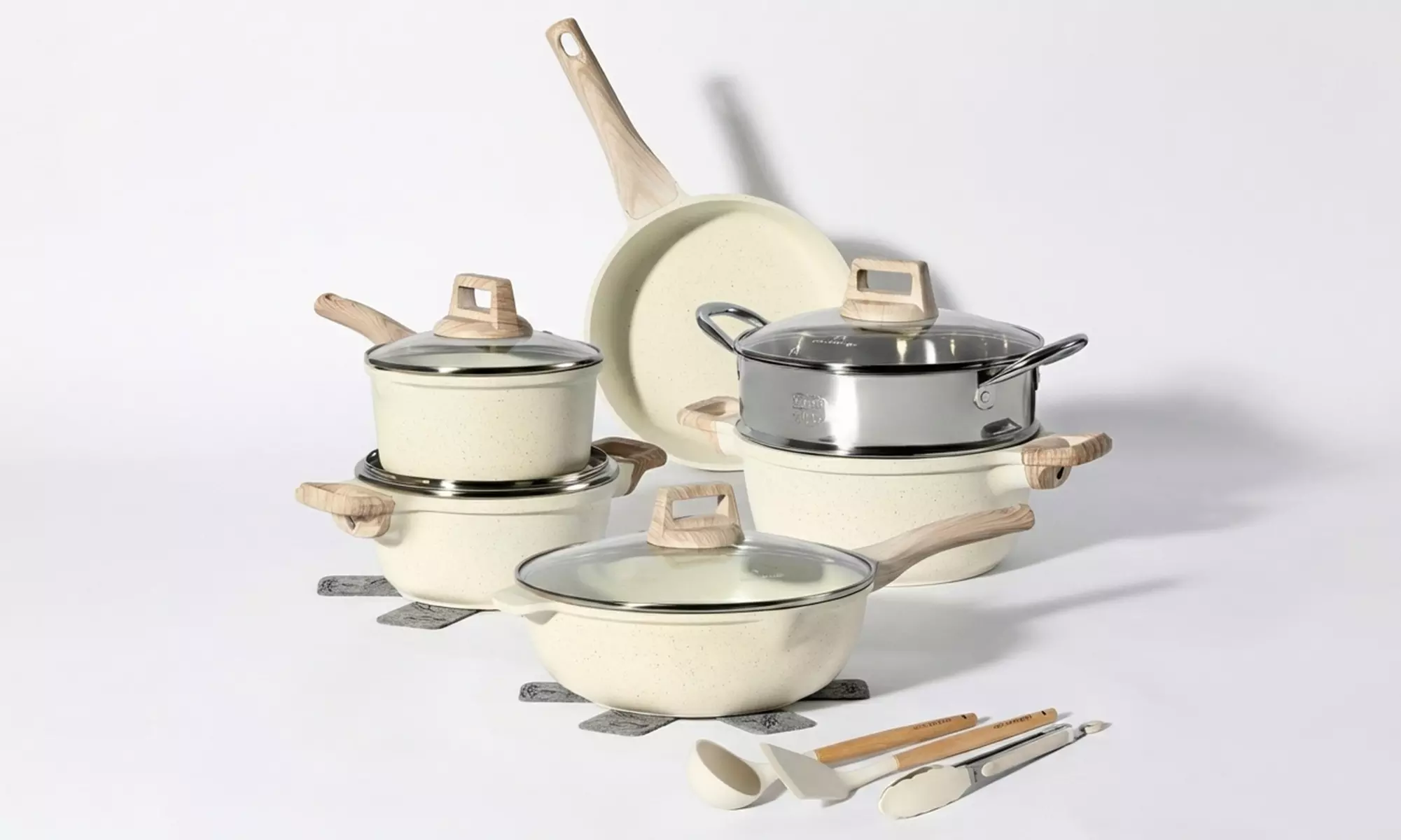 Batterie de cuisine 15 pièces en granit "Just perfecto"