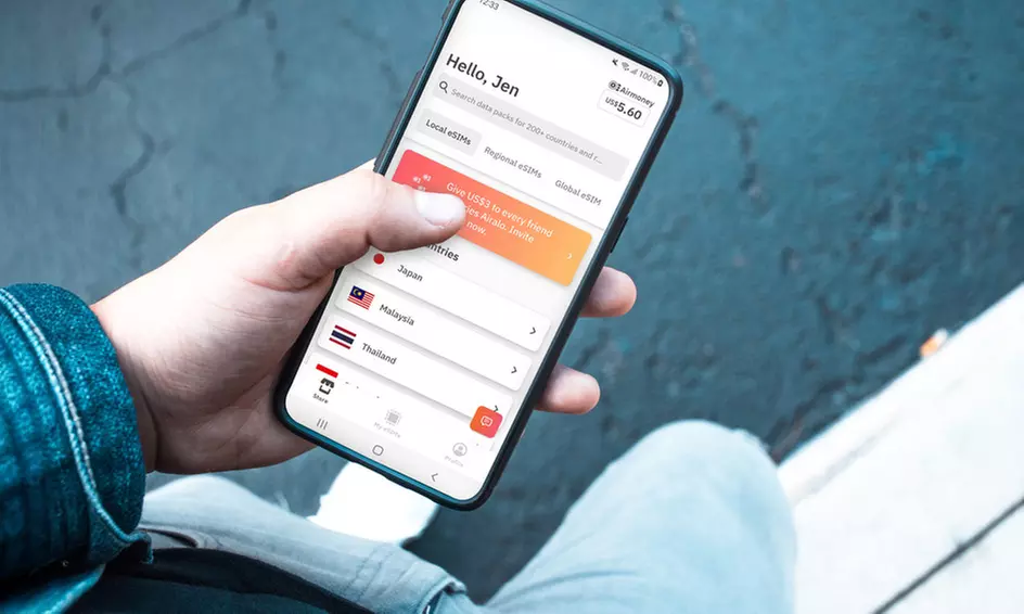 20% de réduction sur Airalo, la boutique d'eSIM