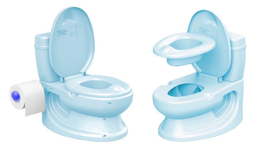 Image 4: Educational Potty Training Toilet with Realistic Flush Sound